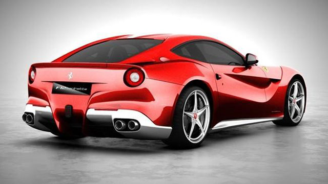 Rear of the Ferrari F12 Berlinetta SG50 edition