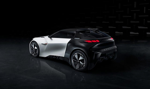 Rear of the Peugeot Fractal concept