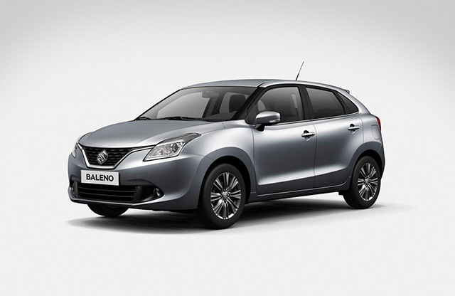 Quarter-view of the Suzuki Baleno