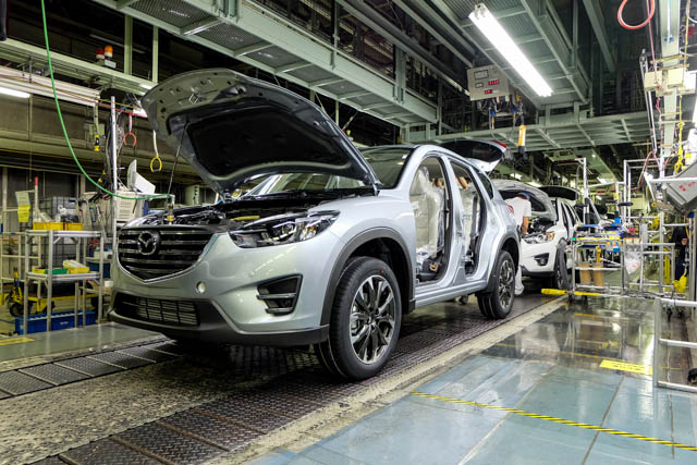 CX-3 assembly line