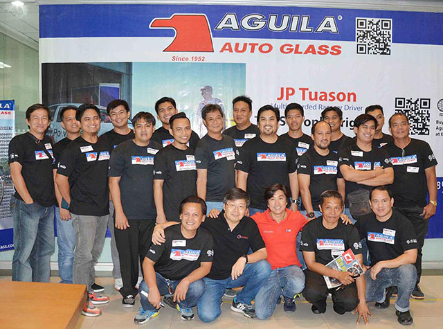 Aguila Auto Glass renew partnership with Tuason Racing School