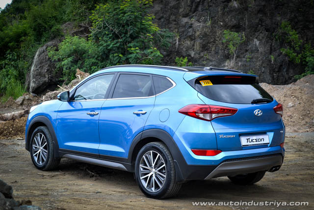 Rear of the 2016 Hyundai Tucson
