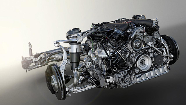 The W12 and 8-speed powertrain of the Bentley Bentayga