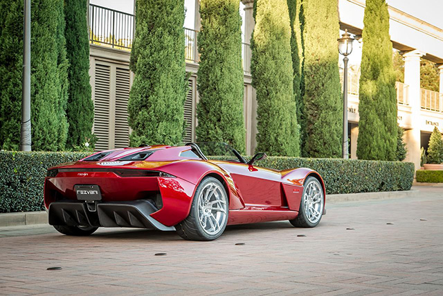 Rear quarter view of the Rezvani Beast Speedster