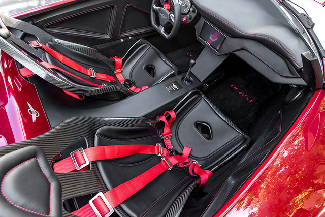 The interior of the Rezvani Beast Speedster