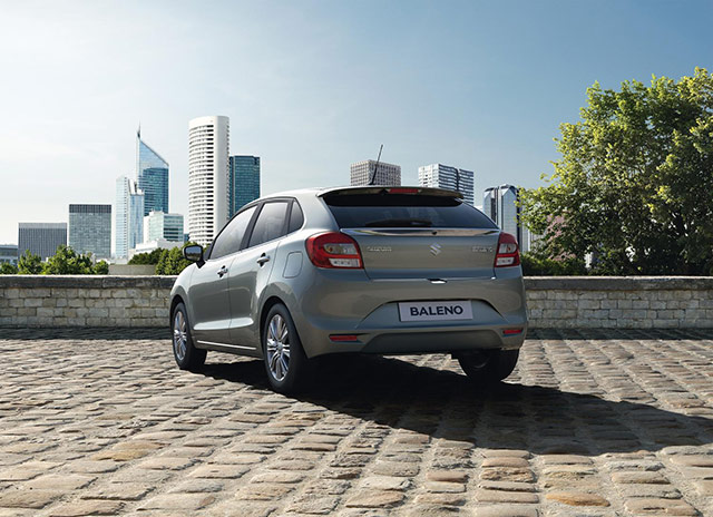 Rear of the all-new Suzuki Baleno