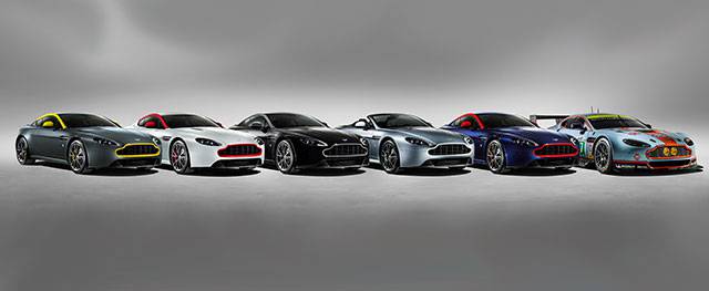 Aston Martin lineup