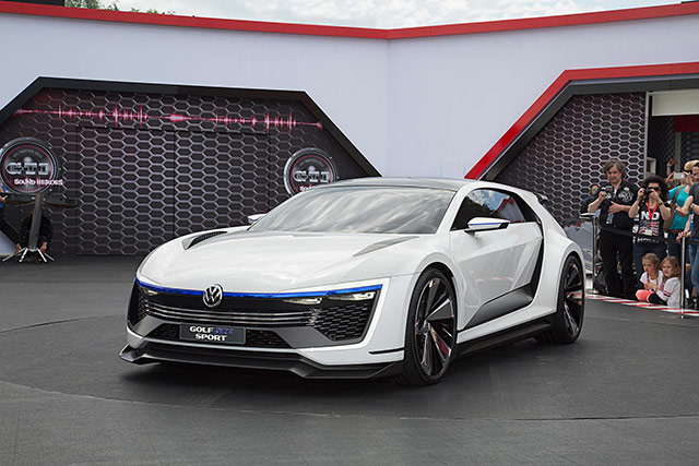 The Volkswagen Golf GTE Sport concept