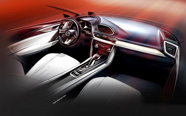 The interior of the Mazda Koeru