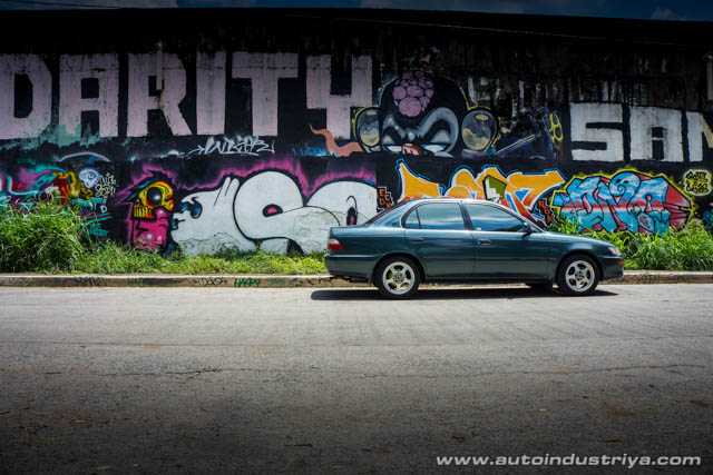 The side profile of the Toyota Corolla Big Body