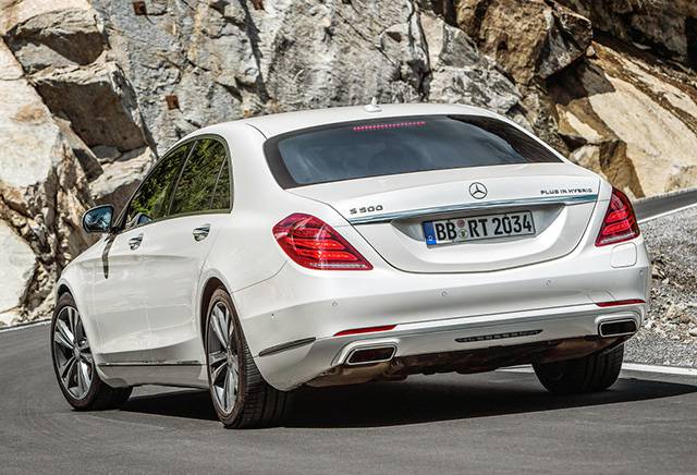 The Merc S500 plug-in hybrid