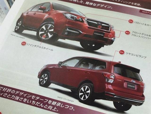 The supposed updated on 2.0i-L Forester