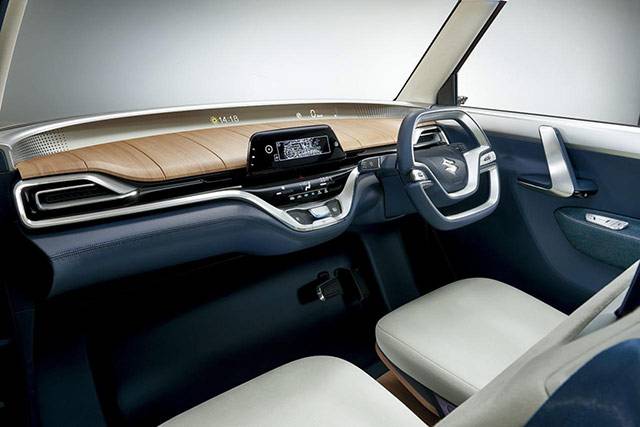 Interior of the Suzuki Mighty Duck concept 