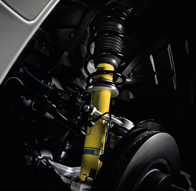 The Bilstein Dampers on the MX-5 RS