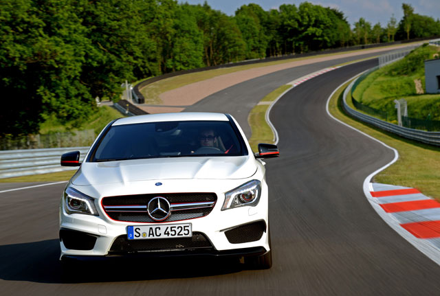 The Mercedes-Benz CLA Orange Art Edition