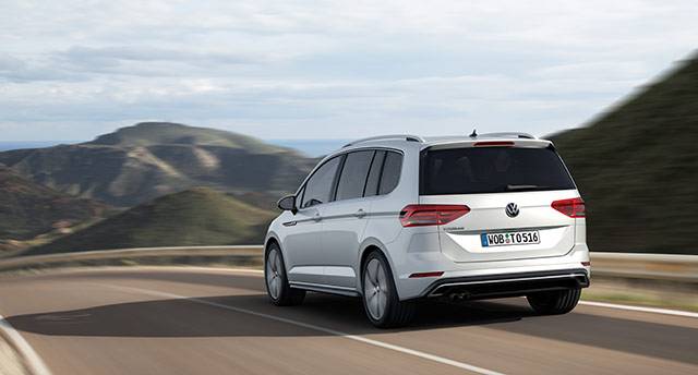 Rear of the 2016 Volkswagen R-Line