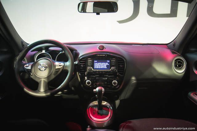 Aboard the Nissan Juke