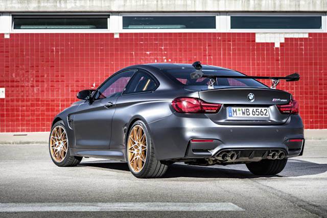 BMW M4 GTS rear shot