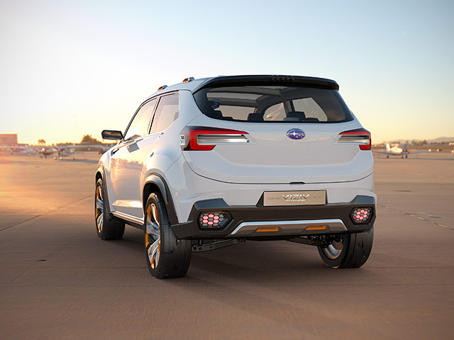 Rear of the Subaru VIZIV Future concept