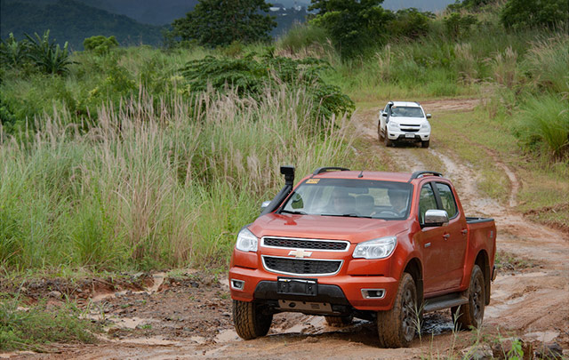 The Colorado Tracker Pro soaking up the rough terrain