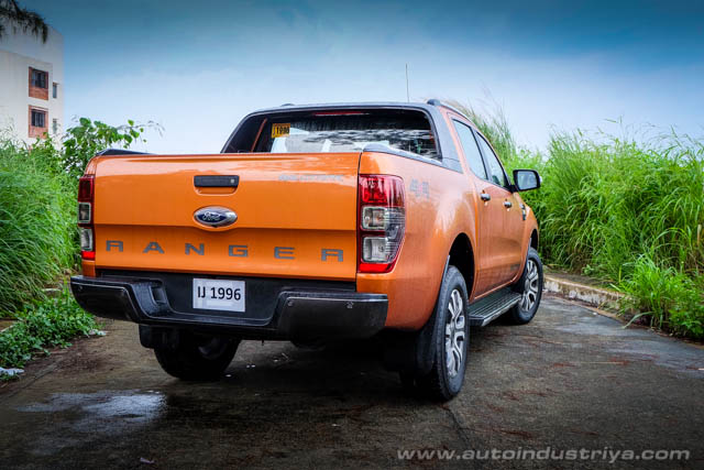 2015 Ford Ranger Wildtrak rear shot
