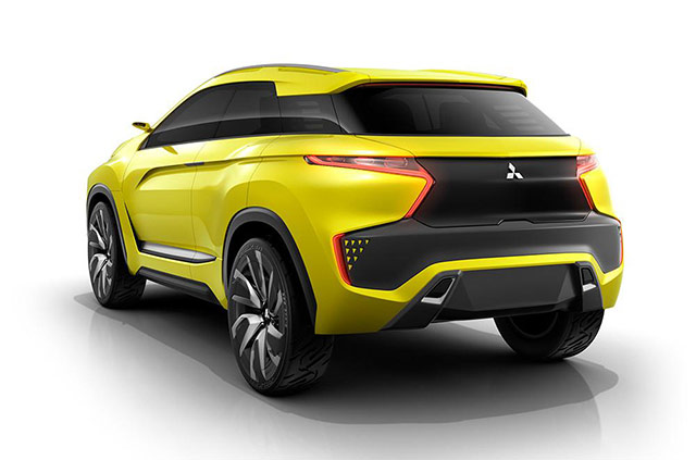 Rear of the Mitsubishi eX concept