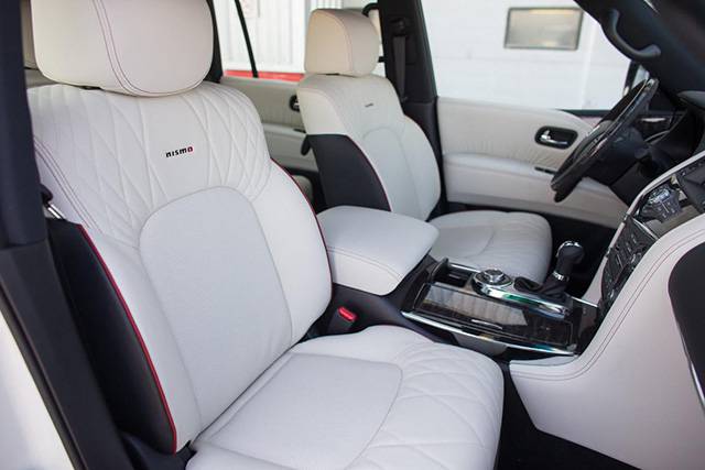 The interior of the Nissan Patrol NISMO