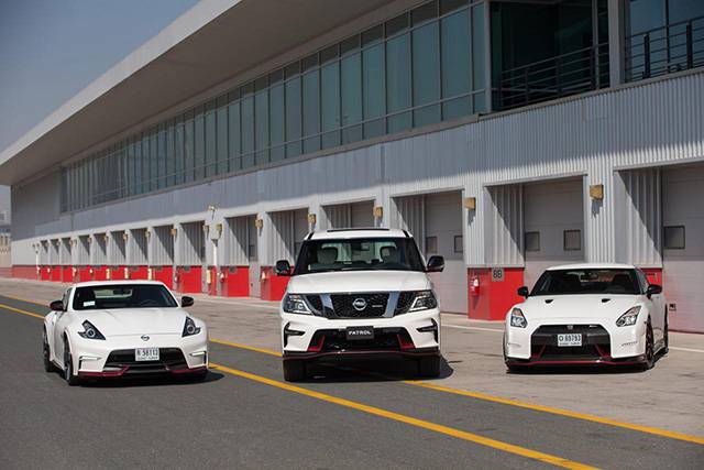 The trio of NISMO vehicles