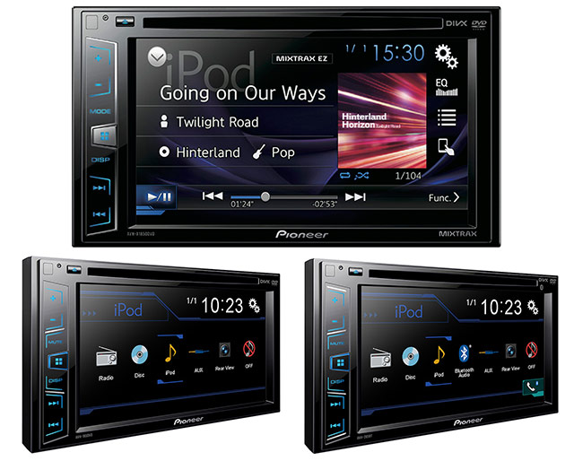 The other available audio head units by Pioneer