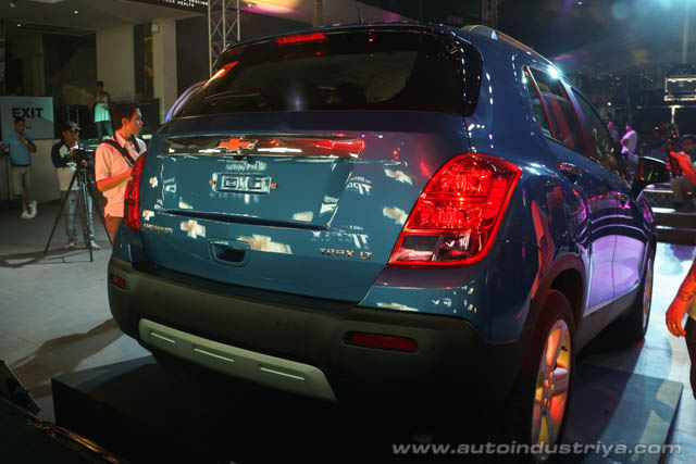 The rear of the Chevrolet Trax