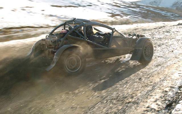 The Ariel Nomad in action