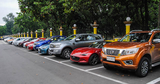 Car lineup for Testfest round 2