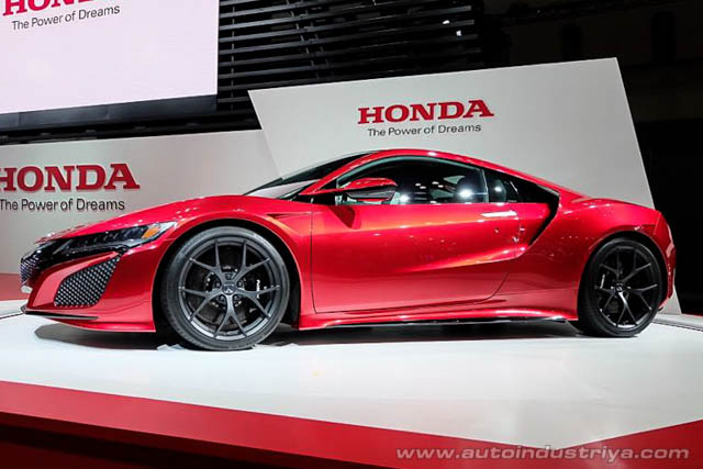 Side profile of the all-new Honda NSX