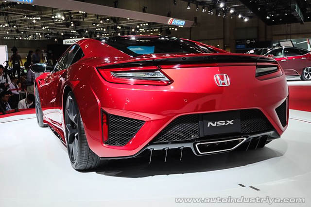 The rear of the all-new Honda NSX