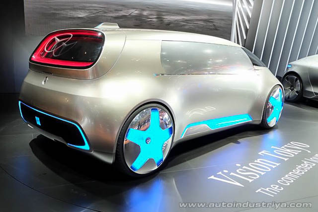 Rear of the Mercedes-Benz Vision Tokyo concept