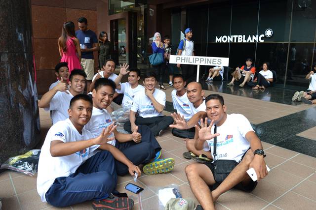 The Philippine team before the kick off of the 2015 Subaru Palm Challenge