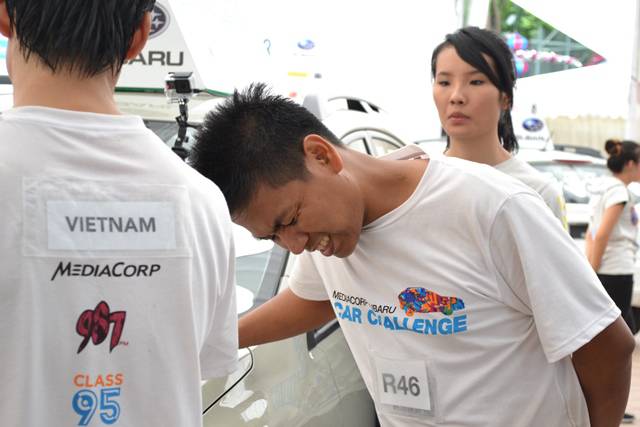 Filipino Alex Neblasca finished seventh overall at the 2015 Subaru Palm Challenge in Singapore