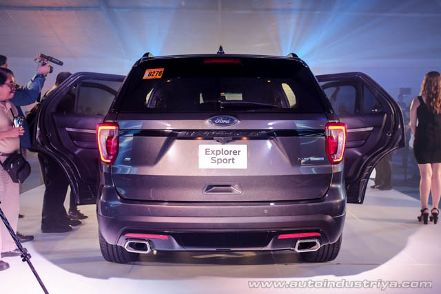 2016 Ford Explorer Sport rear view
