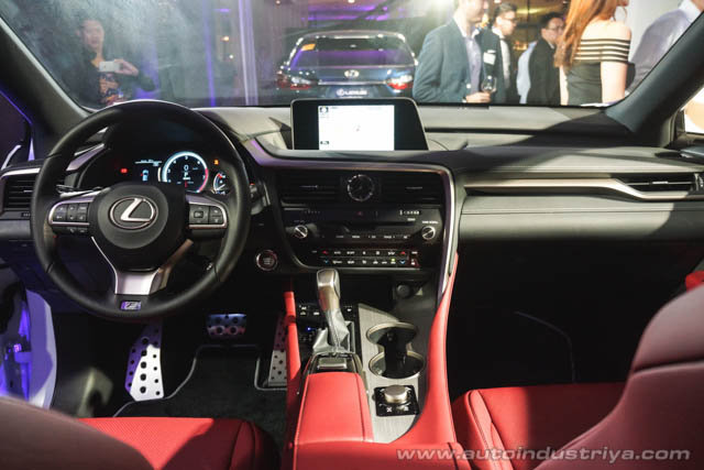 Aboard the Lexus RX350 F-Sport