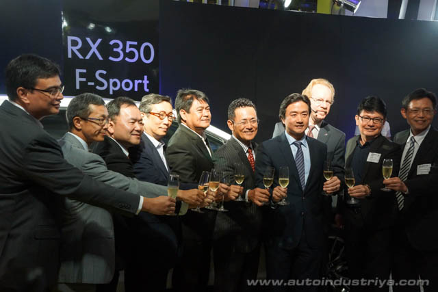 Key persons making up Lexus Manila and Toyota Motors Philippines