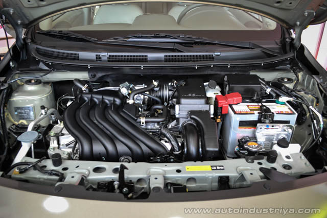 1.5-liter engine of the 2016 Nissan Almera