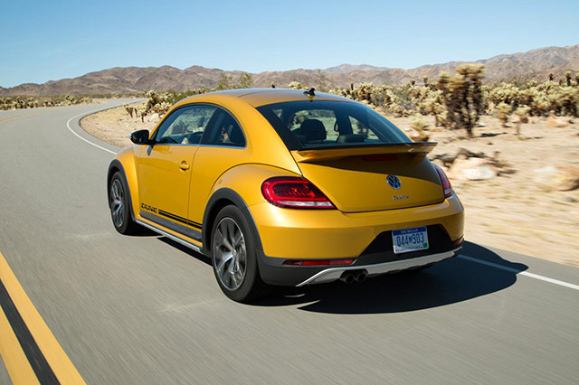 Rear of the Volkswagen Beetle Dune