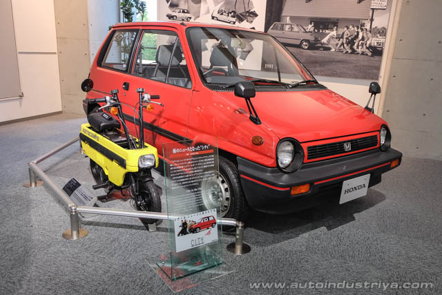 The Honda City with the MotoCompo