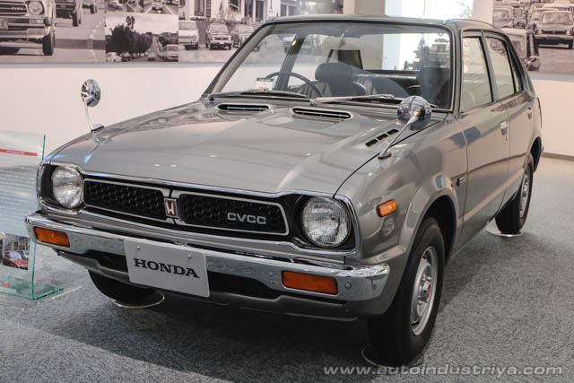 The Honda CVCC in the museum