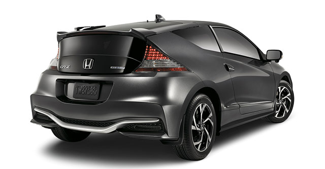 Rear of the 2016 Honda CR-Z