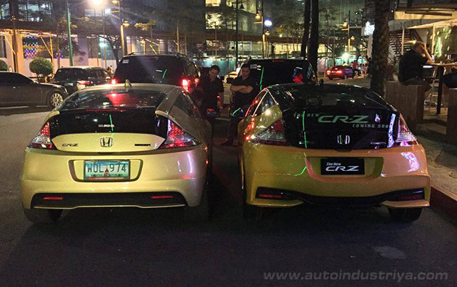 Old meets new. The 2016 Honda CR-Z.