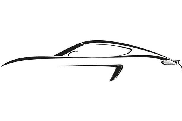 Porsche Cayman sketch