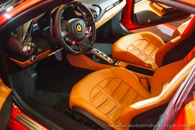 Ferrari 488 GTB dashboard