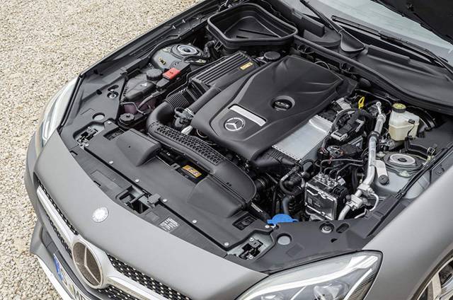 Under the hood of the 2017 Merc SLC