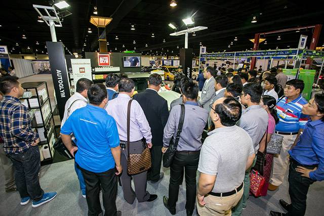 Visitors checking out the products at 2015 AAITF
